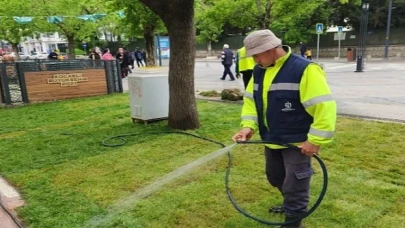 Cumhuriyet Bulvarı’nda yaza hazırlık