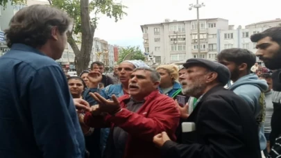 Edirne Keşan’da vatandaşlardan Emniyet önünde protesto