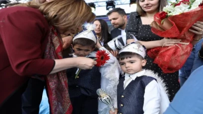 Gaziantep’te bin 27 çocuk erkekliğe ilk adımı attı... Çeyrek altın ve bisikletleri kaptı