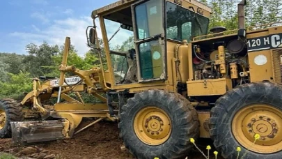 Gemlik’te çiftçilere arazi yolu desteği