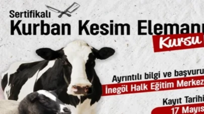 İnegöl’de kurban kesim kursu başlıyor