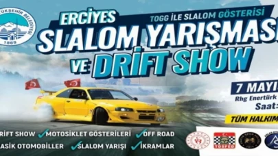 Kayseri Büyükşehir ve Melikgazi’den slalom yarışması