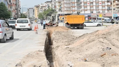 Manisa’da altyapı çalışmaları sürüyor