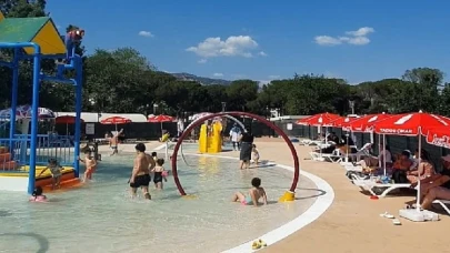 Aydın Tekstil Park çocuklara Aquapark’ıyla da eğlence sunuyor