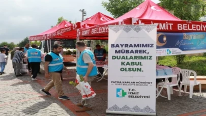 Belediye kabristanda vatandaşları yalnız bırakmadı