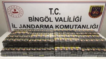 Bingöl’de kaçak sigara operasyonu