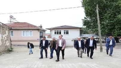 Çavuşköy Mahallesinin Altyapı Ve Parke Taş Kaplamaları Tamamlandı