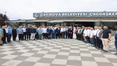 Çayırova protokolü kent bayramlaşmasında buluştu