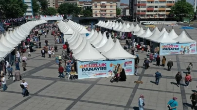 Deprem bölgesinden gelen esnaf Ucuzluk Panayırında