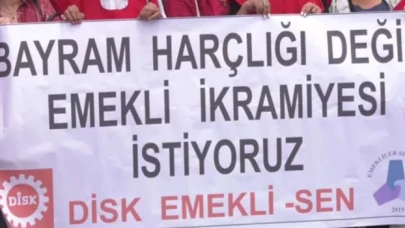 Emeklilerden 'ikramiye ve maaş iyileştirmesi' eylemi