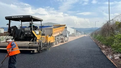 Ford Otosan fabrikası ile serbest bölge arasında yeni yan yol yapıldı