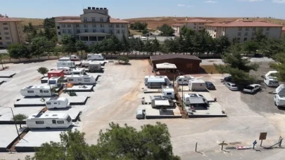 Gaziantep’te karavan konaklama alanı açıldı