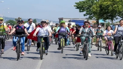 Gaziemirliler sağlık için pedal çevirdi