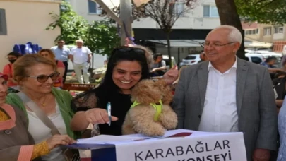 Karabağlar’da can dostlar kermes