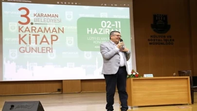 Karaman Belediyesi’nin düzenlediği 3. Karaman Kitap Günleri’ne ünlü Yazar Alişan Akapaklıkaya konuk oldu