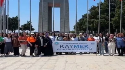 KAYMEK öğrencilerinden Çanakkale teşekkürü