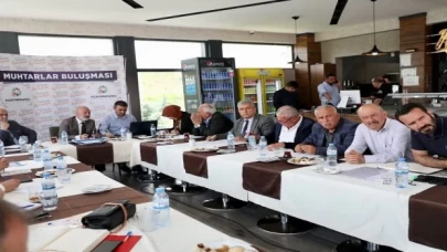 Kayseri Kocasinan’da muhtarlarla istişare toplantısı