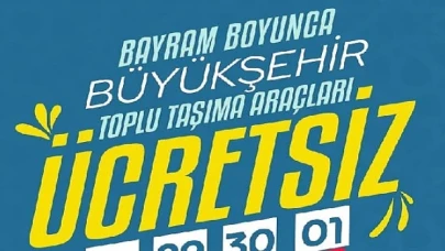 Kocaeli’de Bayramda 4 gün boyunca ücretsiz ulaşım