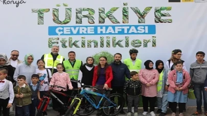 Konya Büyükşehir Çevre Haftası ve Dünya Bisiklet Günü Etkinliği Düzenledi