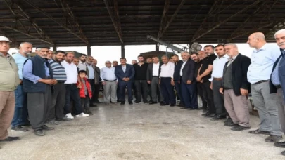 Malatya’da Başkan Gürkan’dan Buğday Pazarı’na ziyaret