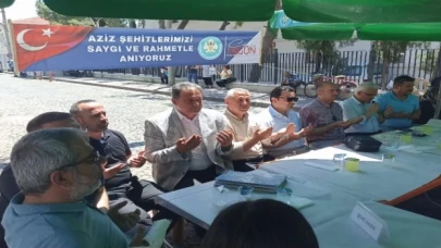 Manisa Akhisar’da şehitlere anma