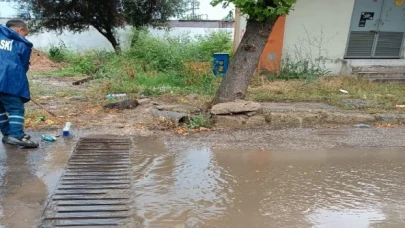 Manisa’da sağanak yağış sonrası tüm ekipler sahada