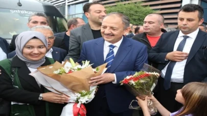 Mehmet Özhaseki’ye memleketinde coşkulu karşılama