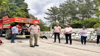 Milas’ın gönüllülerini ’Ateş Savaşçıları’ eğitti