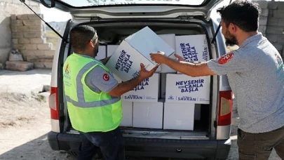 Nevşehir Belediyesi tarafından bin 200 aileye kurban eti dağıtımı gerçekleştirildi