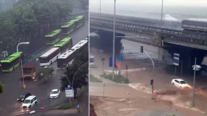 Samsun'da 4 ilçede olumsuz hava koşulları nedeniyle eğitime ara verildi