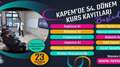 Yeni dönem KAPEM kurs kayıtları başladı