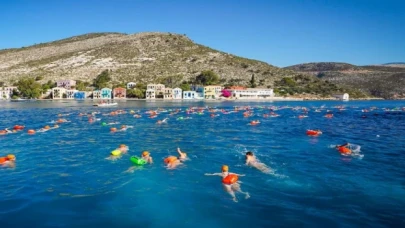 Yüzme yarışlarının ’Formula 1’i Kaş’ta sona erdi