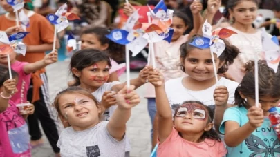 Adıyaman Konteynır Kent’teki çocuklara ILO morali