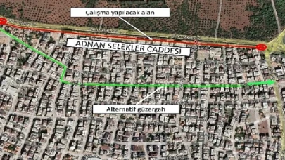 Adnan Selekler Caddesi beş gün trafiğe kapalı