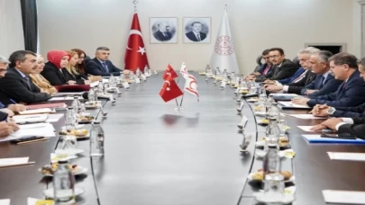 Bakan Tekin KKTC’li mevkidaşını ağırladı