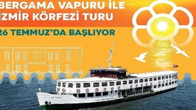 Bergama Vapuru ile İzmir Körfezi turları 26 Temmuz’da başlıyor