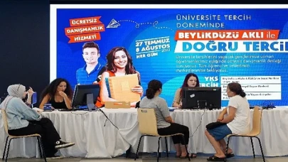 Beylikdüzü Belediyesi tercih döneminde de öğrencilerin yanında