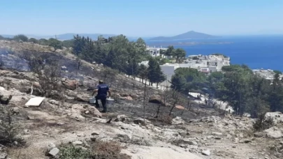 Bodrum’daki peşi sıra yangınlar destek ekipleriyle kontrol altında