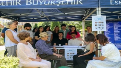 Büyükerşen’den gençlerin standına ziyaret