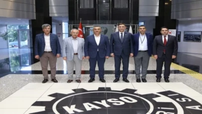 Gaziantepli iş insanlarından KAYSO’ya ziyaret