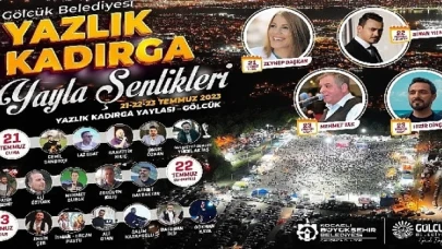 Gölcük Belediyesi Yazlık Kadırga Şenliği 21-22-23 Temmuz’da