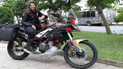 Gülşah Merve Yüksel Motosikletiyle Dünya Turuna Başladı!