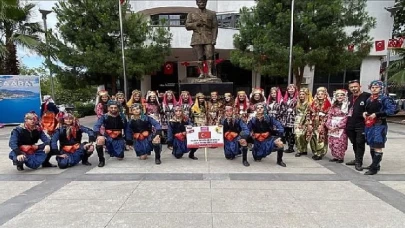 İnegöl Belediyesi Halk Dansları Topluluğu Akçaabat Festivaline Renk Kattı