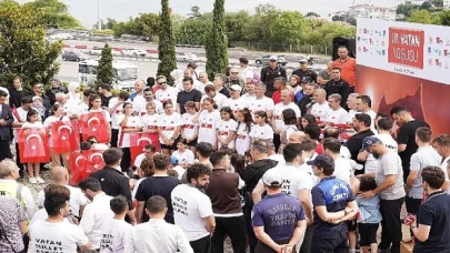 İstanbul Üsküdar’da 15 Temmuz Şehitleri ”Vatan Koşusu” ile anıldı