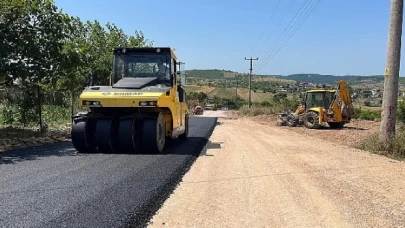 Körfez Alihocalar yolu asfaltlandı