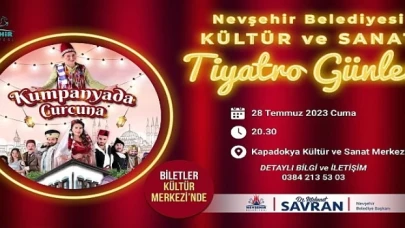 “Kumpanyada Curcuna” adlı tiyatro oyunu için biletler Kültür Merkezi’nde