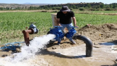 Manisa Kula’da içme suyu hattında test aşamasında