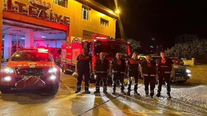 Nevşehir Belediyesi itfaiye ekipleri kemer’e gitti 