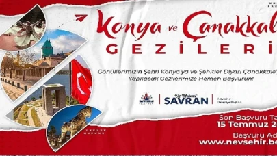 Nevşehir Belediyesi’nden gençler ve kadınlar için Konya ve Çanakkale gezisi