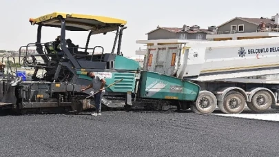 Selçuklu’da asfalt sezonu yoğun tempoda devam ediyor